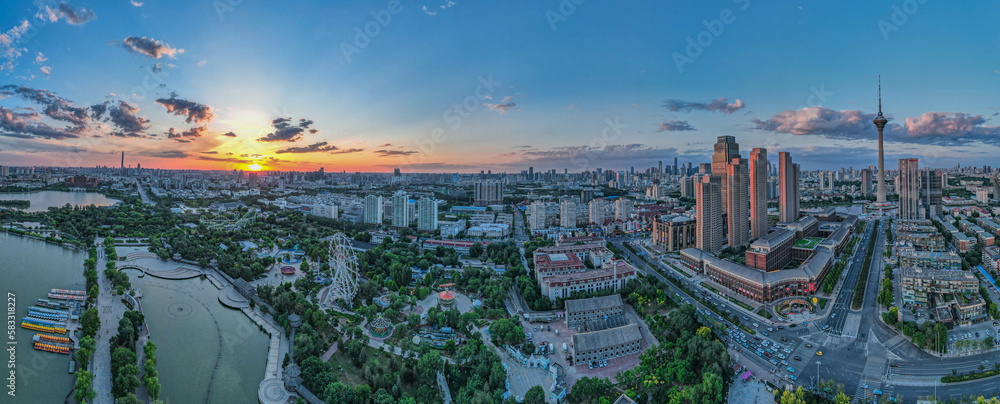 Fototapeta premium panorama of the city