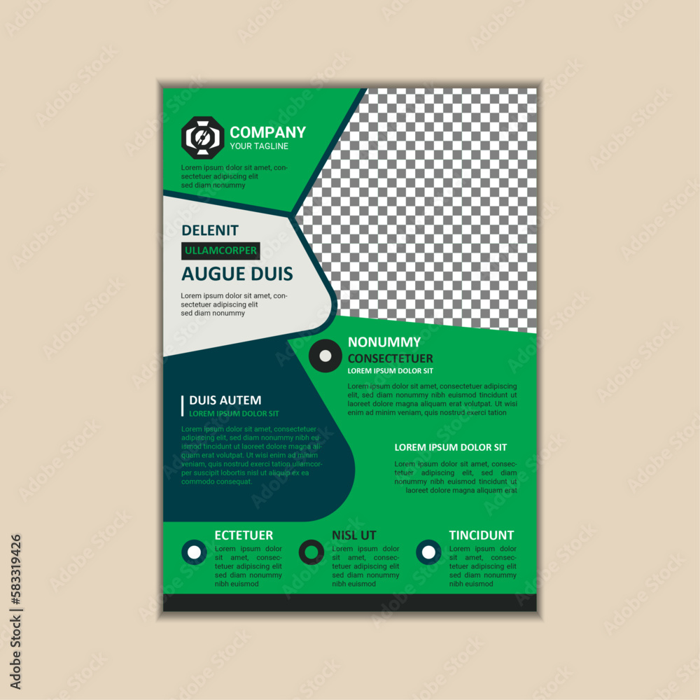 Corporate business flyer template simple and clean a4 size vector design Corporate business flyer template simple and clean a4 size vector design
