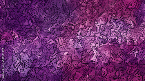 Abstract purple background with leaf-like abstract shapes