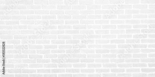 White brick wall texture used to make background suitable for interior and exterior home.