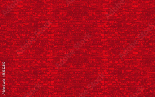 Vector seamless flemish bond brick wall texture. Red wall texture use for background