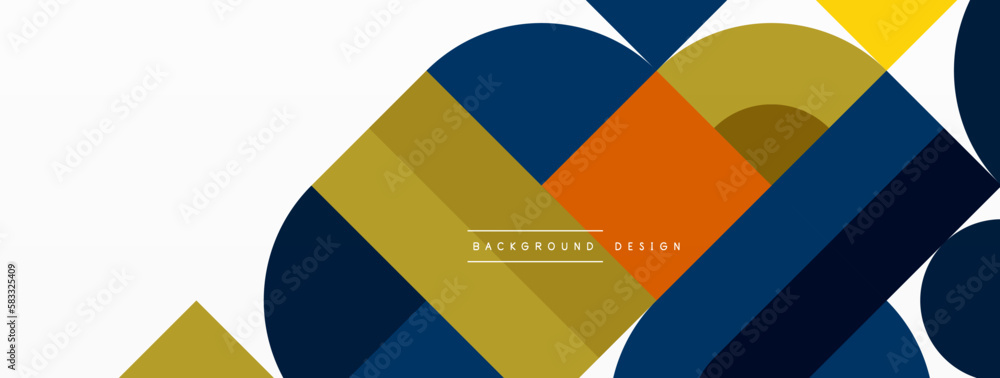 Beautiful abstract background. Circles, triangle shapes, and squares. Minimal geometric template for wallpaper, banner, background or landing Beautiful abstract background. Circles, triangle shapes, and squares. Minimal geometric template for wallpaper, banner, background or landing