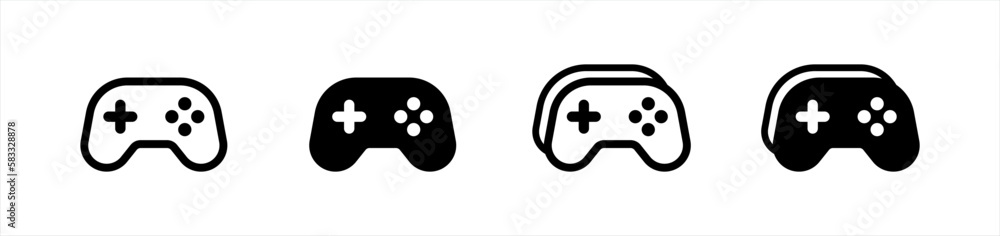 Game console icon. gamepad symbol. video game sign, vector illustration Game console icon. gamepad symbol. video game sign, vector illustration