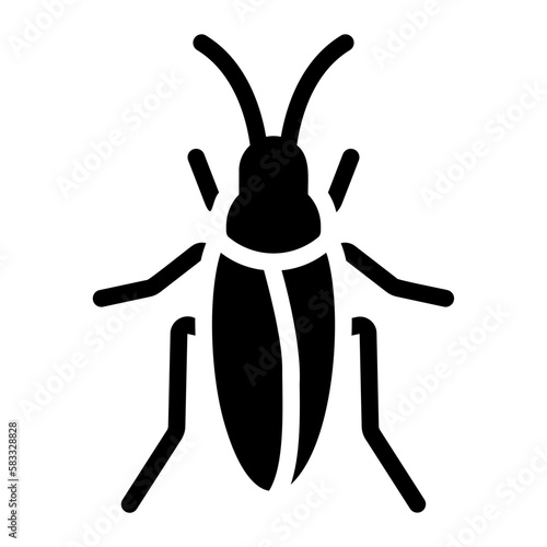 cockroach glyph icon