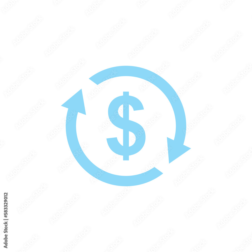 Currency exchange icon vector illustration symbol Currency exchange icon vector illustration symbol