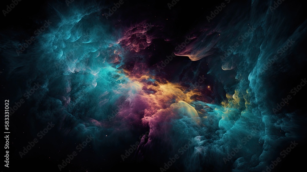 background with stars Generative Ai background with stars Generative Ai