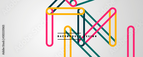Minimalist straight line abstract background. Vector Illustration For Wallpaper, Banner, Background, Card, Book Illustration, landing page
