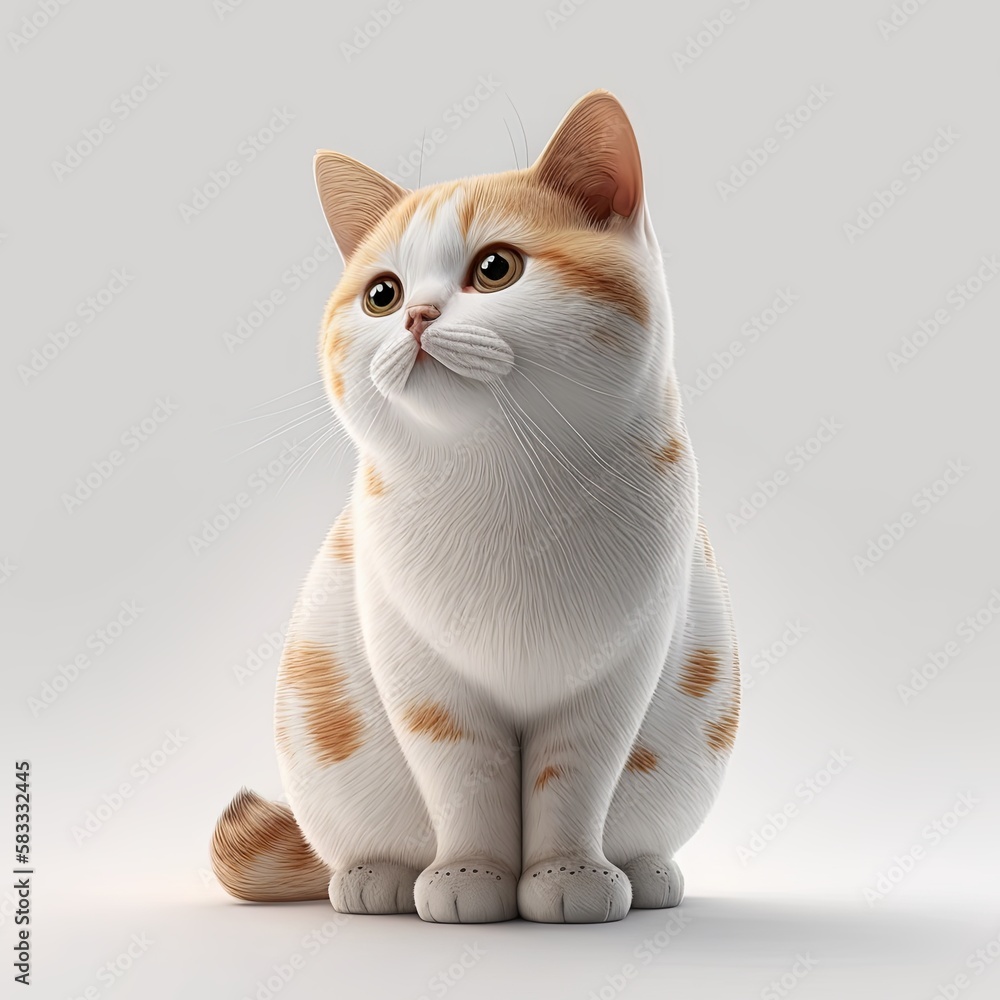 Playful 3D Cat: A Whiskered Wonder
Playful 3D Cat: A Whiskered Wonder