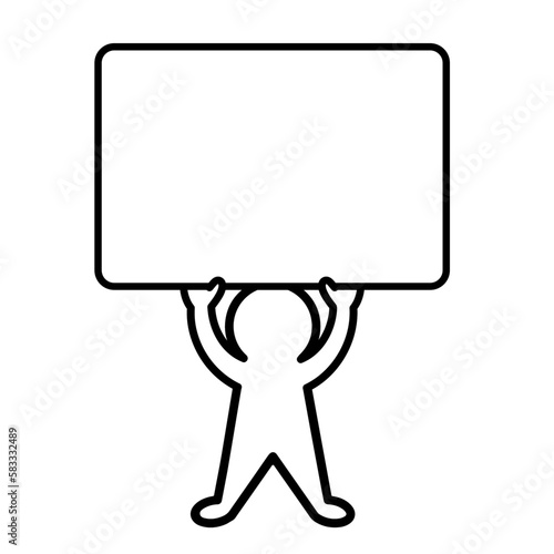 man holding blank board
あなたの空のボード