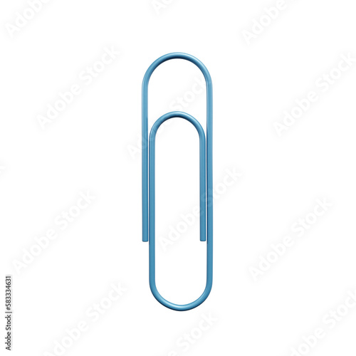Paperclip 3D illustration, icon, Several View Pack Render, HD, Premium Quality, Alpha Background