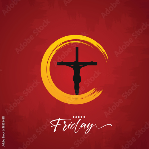 Good Friday peace of holy week social media post	