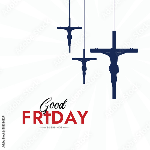 Good Friday peace of holy week social media post	
