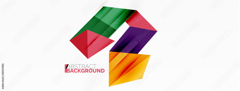 Creative geometric wallpaper. Abstract ribbon style line composition. Techno business template for wallpaper, banner, background or landing Creative geometric wallpaper. Abstract ribbon style line composition. Techno business template for wallpaper, banner, background or landing