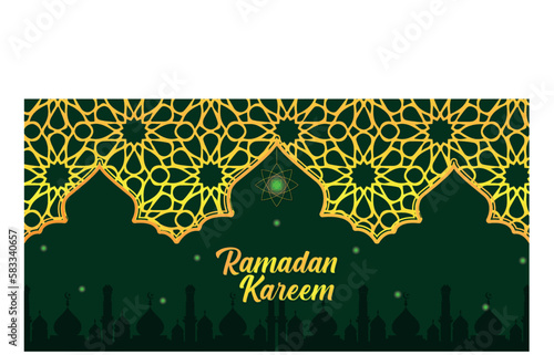 Ramadan kareem illustration of an background