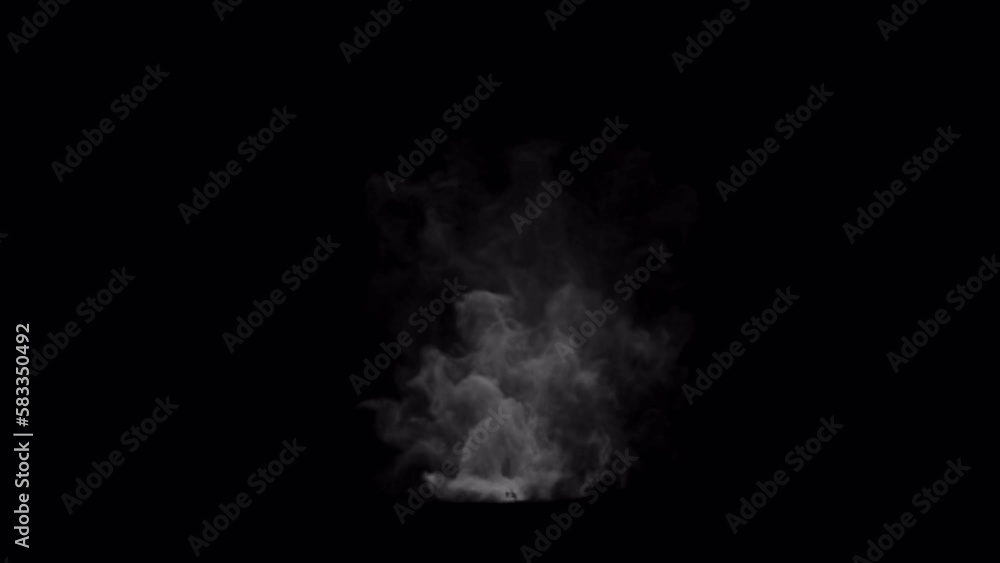 Abstract Smoke on alpha channel Abstract Smoke on alpha channel