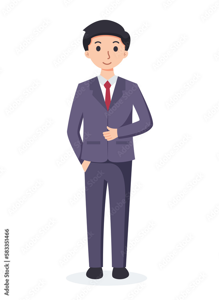 groomsmen wedding man in suit cartoon illustration groomsmen wedding man in suit cartoon illustration
