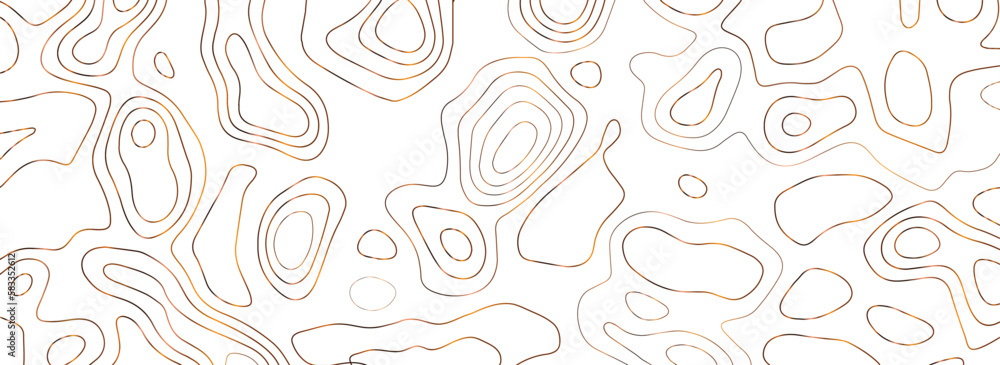 Topographic map background concept. Vector abstract illustration. Geography concept. The stylized height of the topographic map contour in colorful lines Topographic map background concept. Vector abstract illustration. Geography concept. The stylized height of the topographic map contour in colorful lines