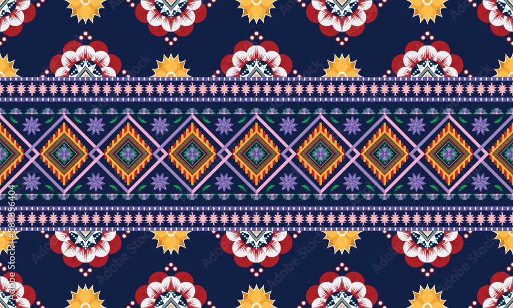 Ikat ethnic vector abstract beautiful art. Ikat seamless pattern for background,fabric,wrapping,clothing,wallpaper,Batik,carpet,embroidery style. Ikat ethnic vector abstract beautiful art. Ikat seamless pattern for background,fabric,wrapping,clothing,wallpaper,Batik,carpet,embroidery style.