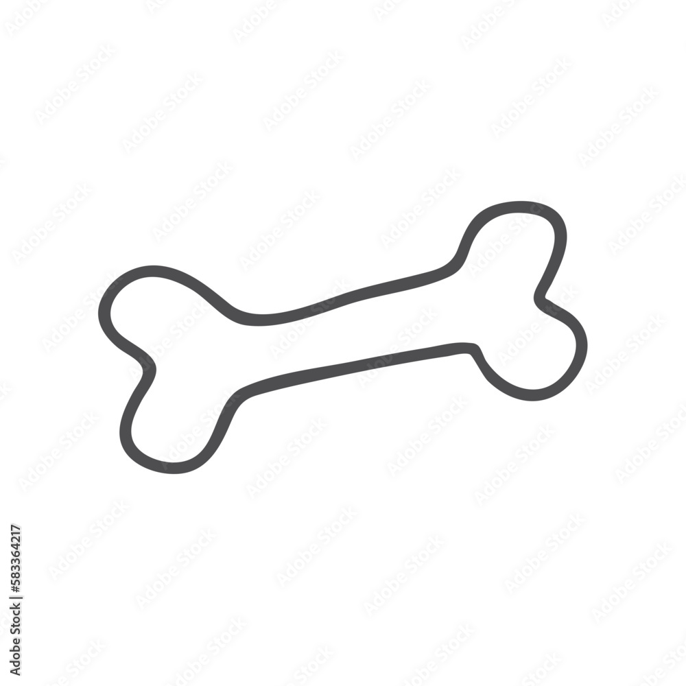 dog bone isolated on white dog bone isolated on white