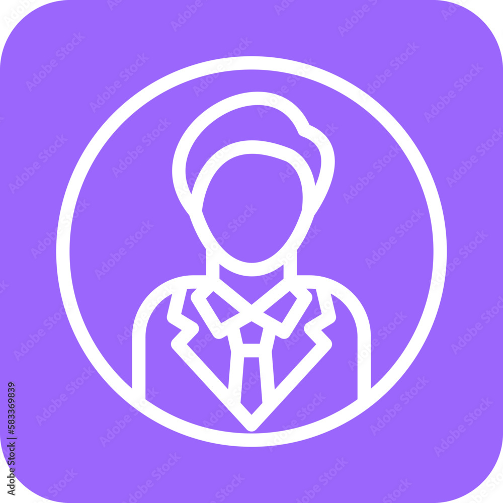 Vector Design User Profile Icon Style Vector Design User Profile Icon Style