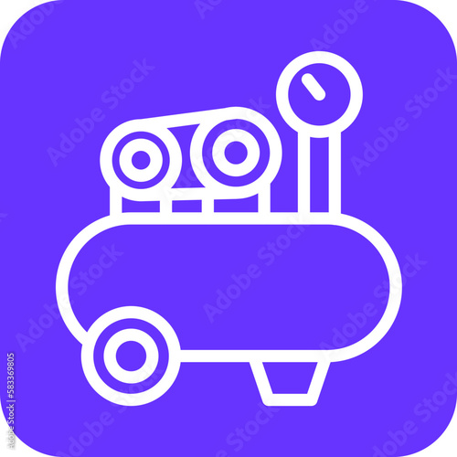 Vector Design Compressor Icon Style