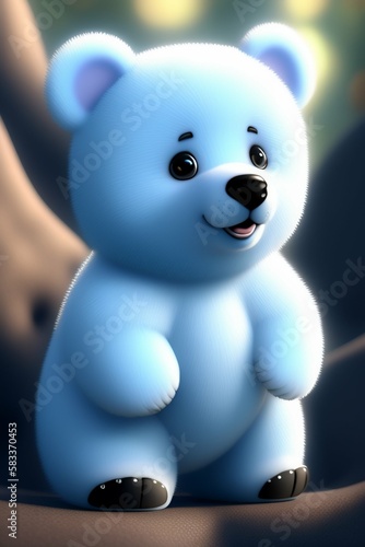 teddy bear in the night
