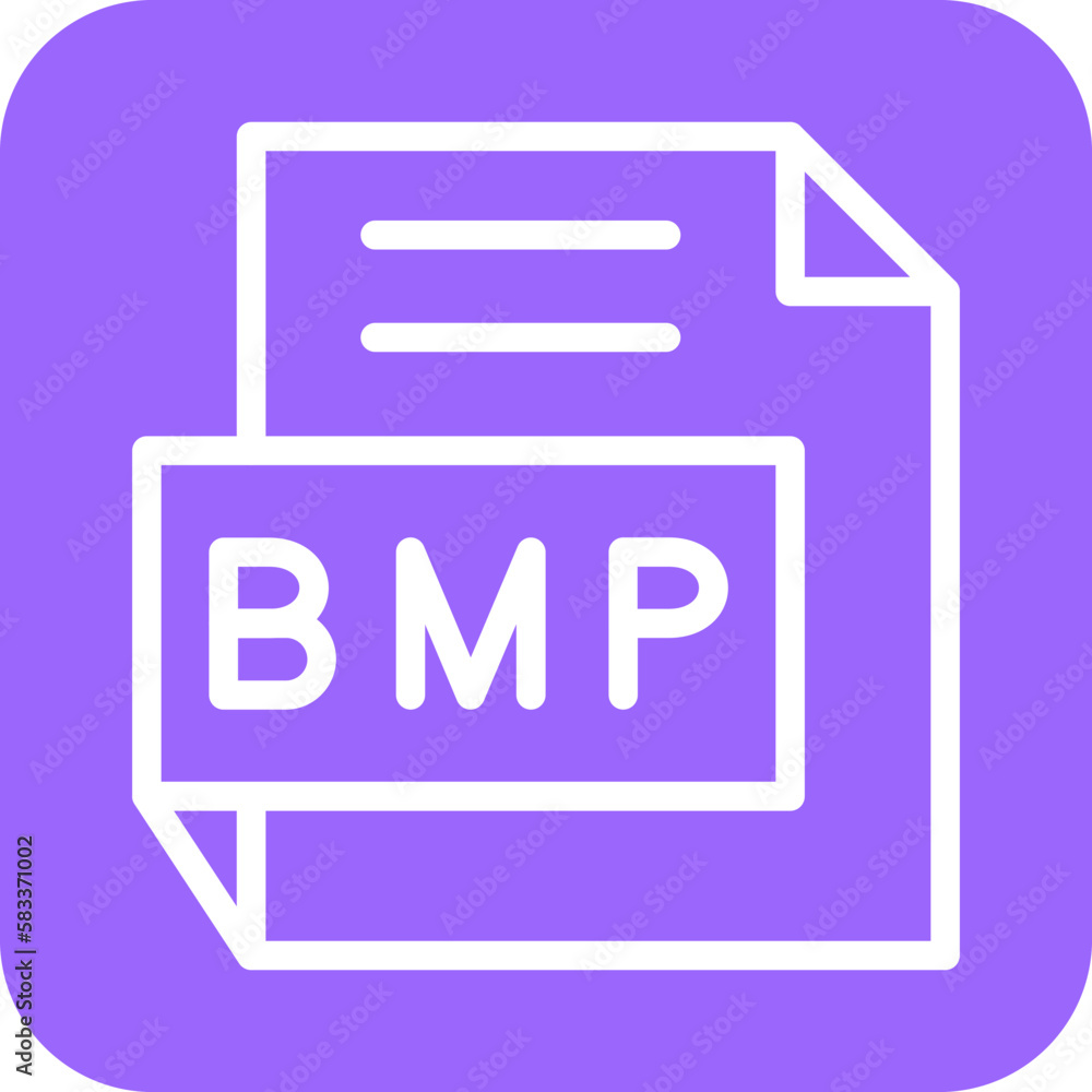 Vector Design BMP Icon Style Vector Design BMP Icon Style