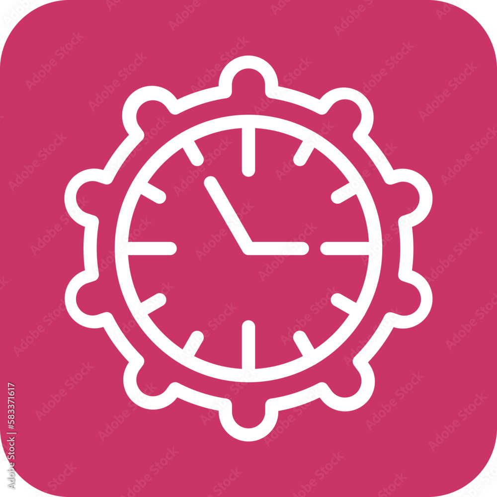 Vector Design Time Management Icon Style Vector Design Time Management Icon Style