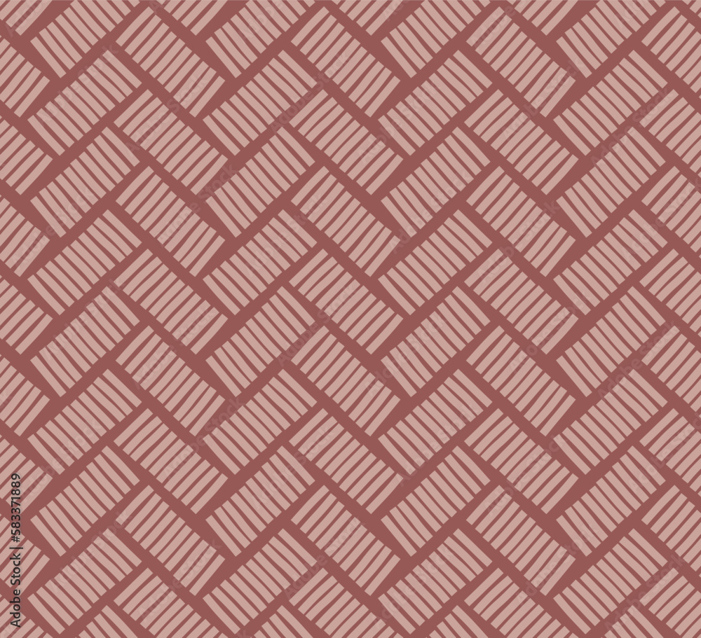 Japanese Line Zizgag Weave Vector Seamless Pattern Japanese Line Zizgag Weave Vector Seamless Pattern