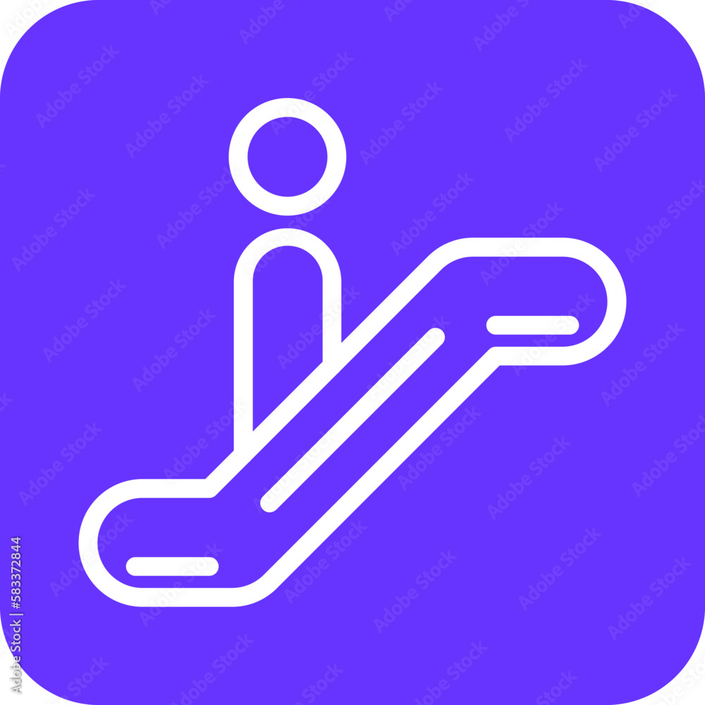 Vector Design Escalator Icon Style Vector Design Escalator Icon Style