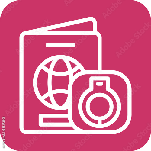 Vector Design Deported Icon Style