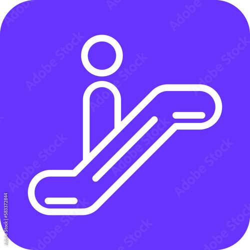 Vector Design Escalator Icon Style