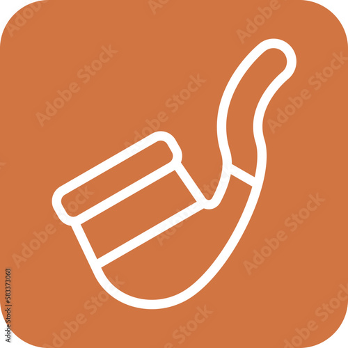 Vector Design Smoking Pipe Icon Style