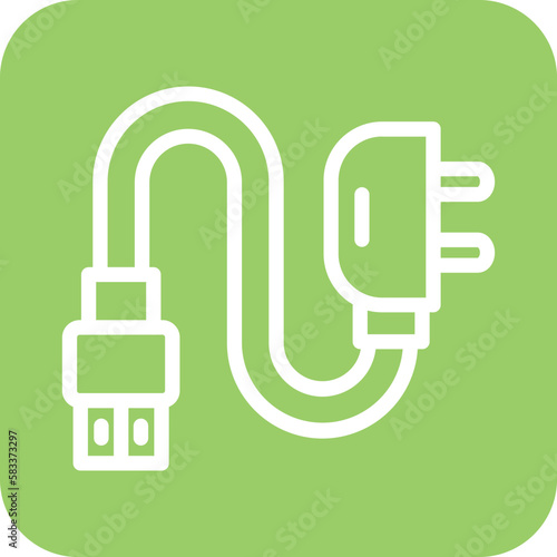 Vector Design Adapter Icon Style