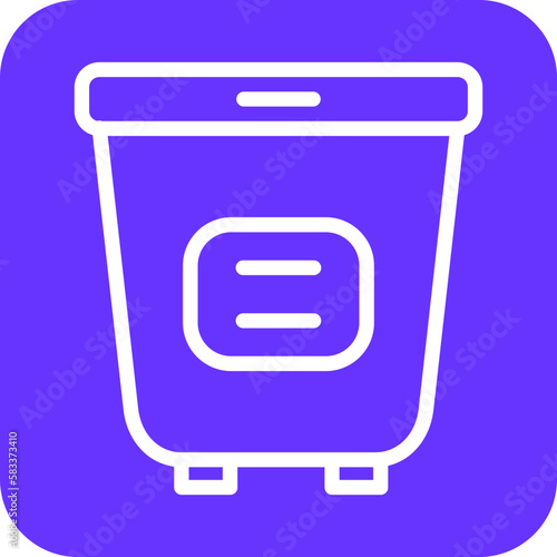 Vector Design Laundry Basket Icon Style