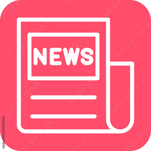 Vector Design News Banner Icon Style