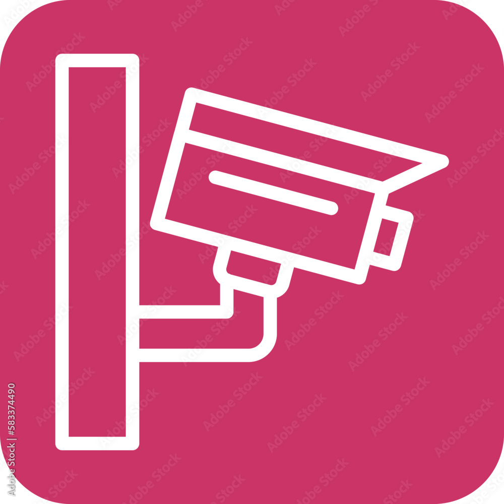 Vector Design CCTV Camera Icon Style Vector Design CCTV Camera Icon Style