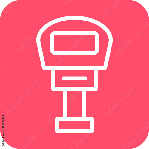 Vector Design Parking Meter Icon Style