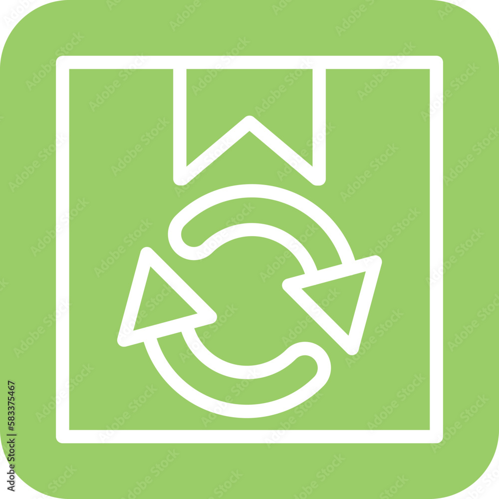 Vector Design Package Recycle Icon Style Vector Design Package Recycle Icon Style