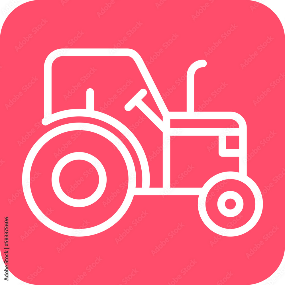 Vector Design Tractor Icon Style Vector Design Tractor Icon Style