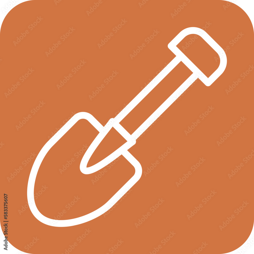 Vector Design Shovel Icon Style Vector Design Shovel Icon Style
