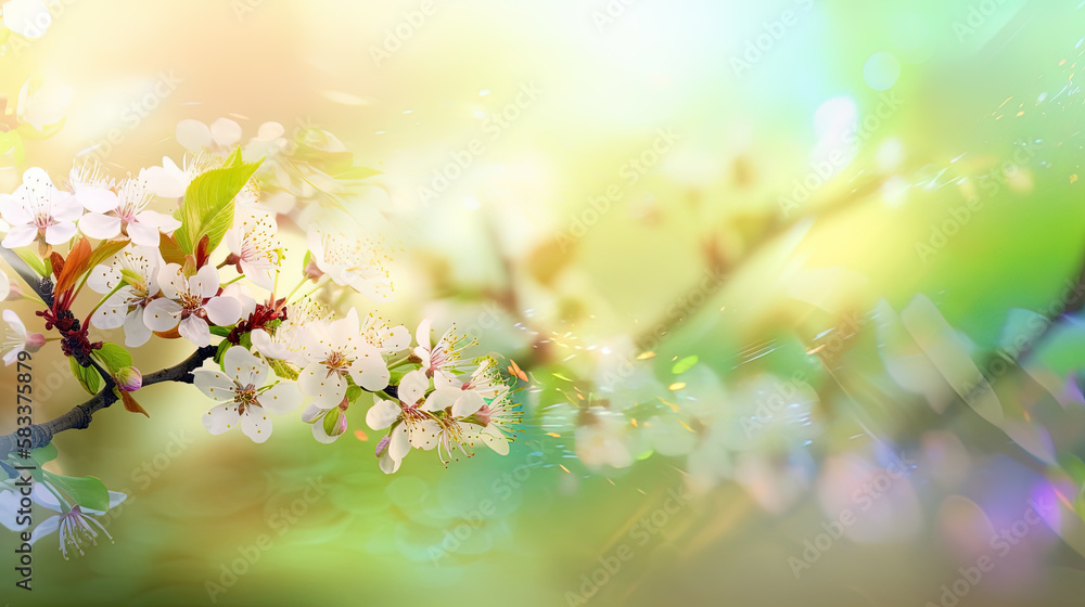 Spring background with flowers Spring background with flowers