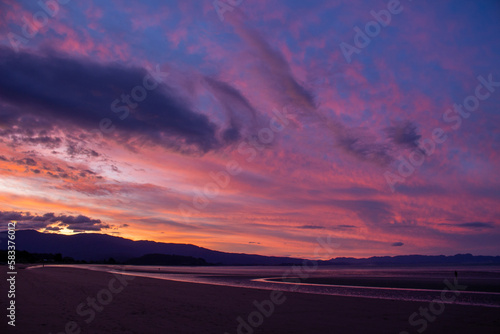 Golden Bay Sunset, Nelson New Zealand