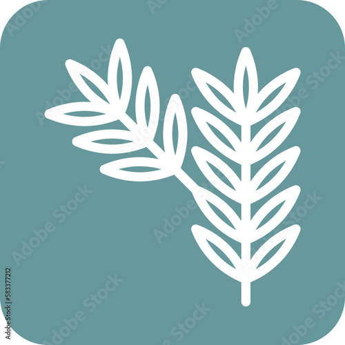 Vector Design Rosemary Icon Style