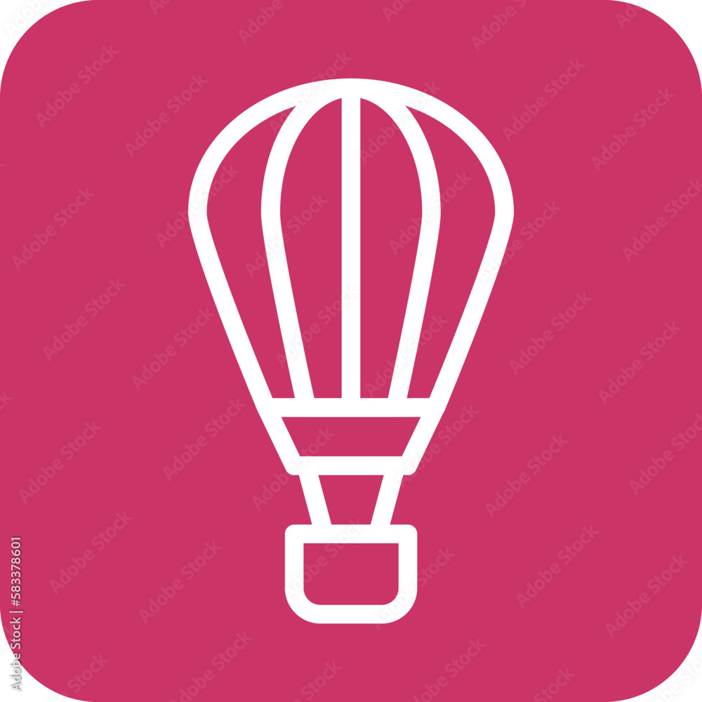Obraz premium Vector Design Air Balloon Icon Style