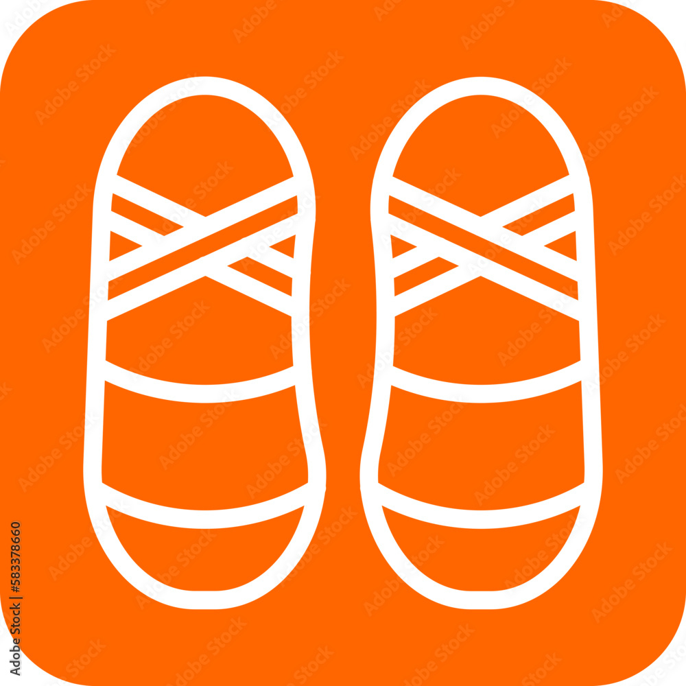 Vector Design Ballet Shoes Icon Style Vector Design Ballet Shoes Icon Style