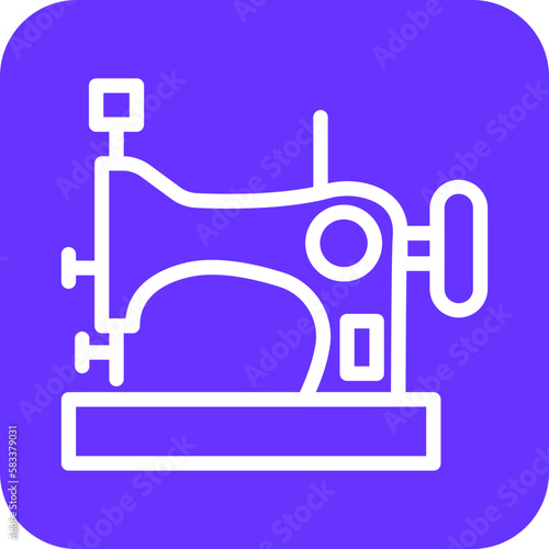 Vector Design Sewing Machine Icon Style