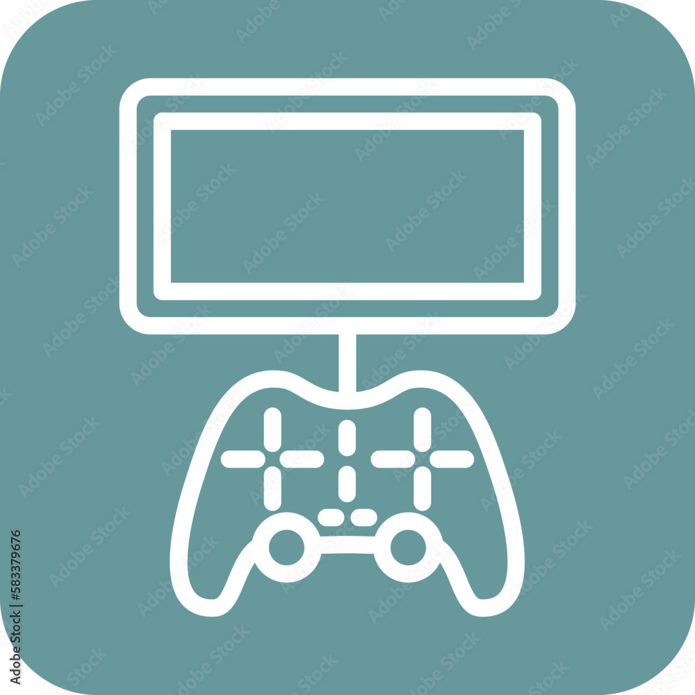 Vector Design Mobile Game Console Icon Style Vector Design Mobile Game Console Icon Style