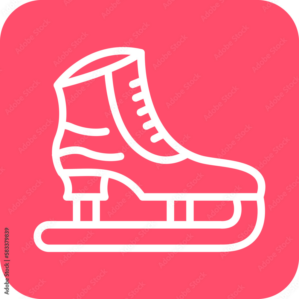 Vector Design Ice Skate Icon Style Vector Design Ice Skate Icon Style