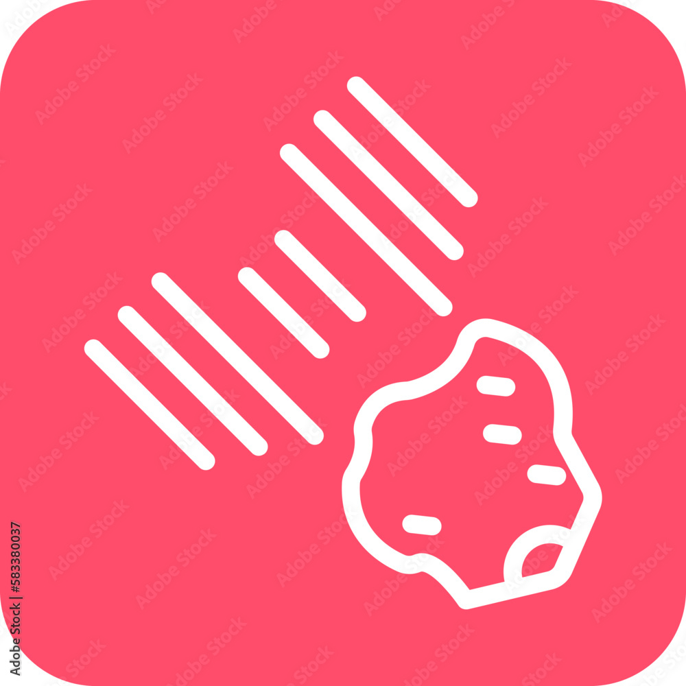 Fototapeta premium Vector Design Meteorites Icon Style